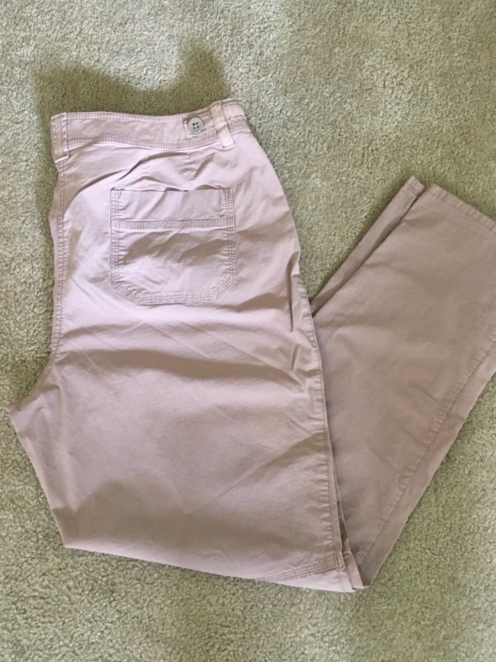 Chico’s size 2.5 (L/XL) cotton spandex carpenter pants with front & back pockets